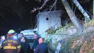 House damaged after fire in Glassport