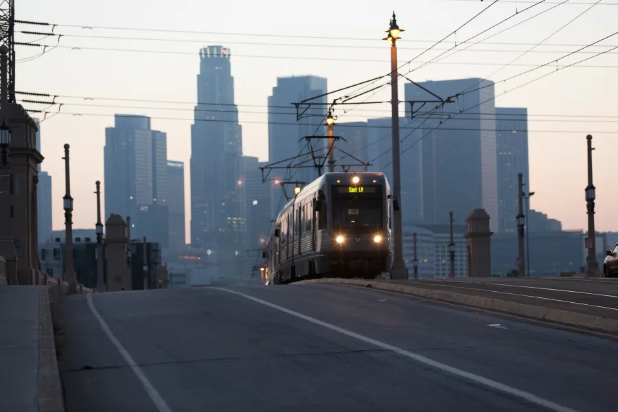 Person rescued from under train in Rancho Park, hospitalized in critical condition