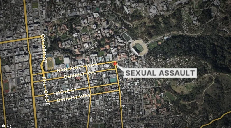 Man sexually assaulted near UC Berkeley campus Saturday