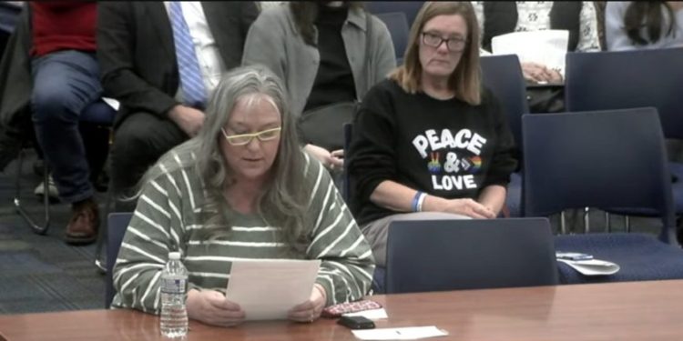 Woman Breaks Down In Tears Baselessly Claiming Turning Point Chapter Will Put High School Students In Danger