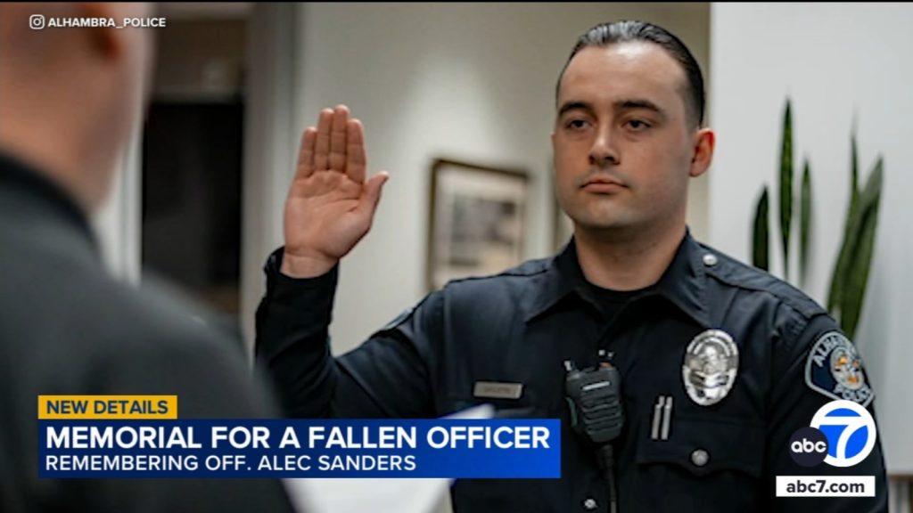 Alhambra community mourns police officer killed in pursuit crash