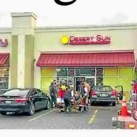 Vehicle hits tanning salon