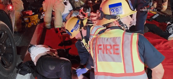 20 Hospitalized After Church Camp Bus Overturns in Southern California Mountains