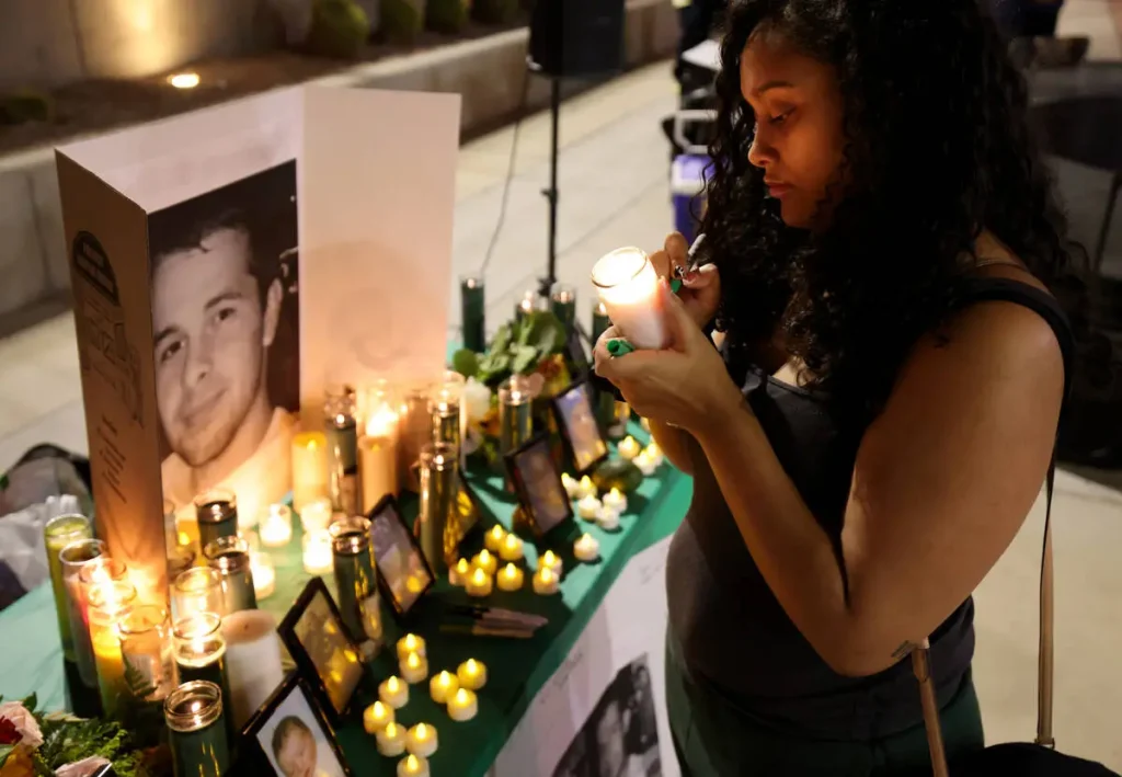 Family members, supporters hold vigil for man killed during 2020 protests in Las Vegas
