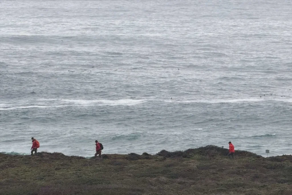 Large-scale search suspended at Big Sur for 5-year-old girl swept into ocean