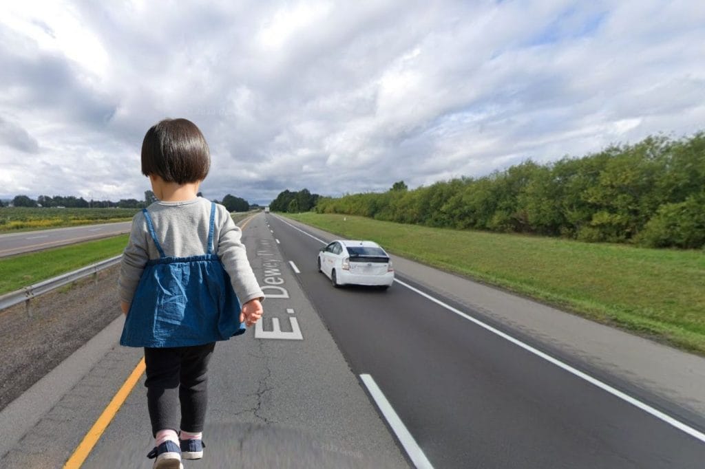 Two Arrested After 4-Year-Old Found Alone On Thruway In New York