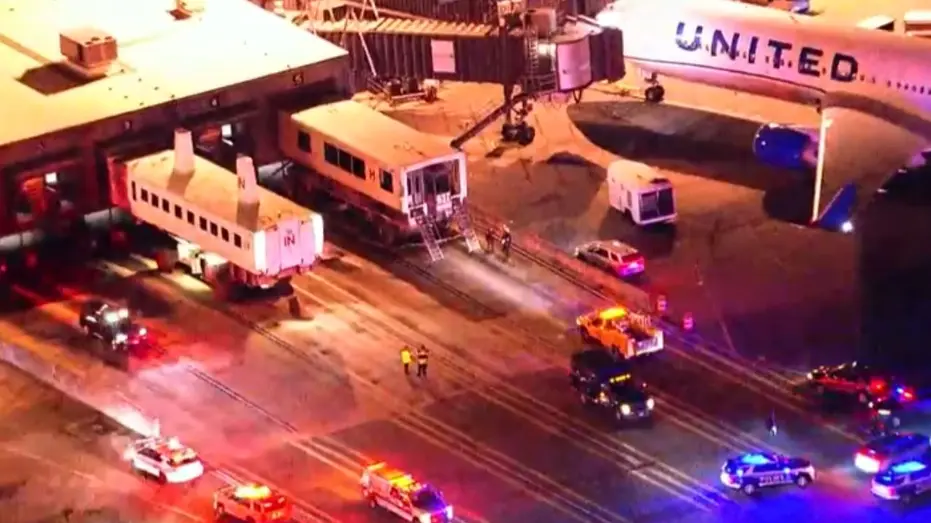 Washington Dulles airport transport vehicle slams into dock, 18 hospitalized