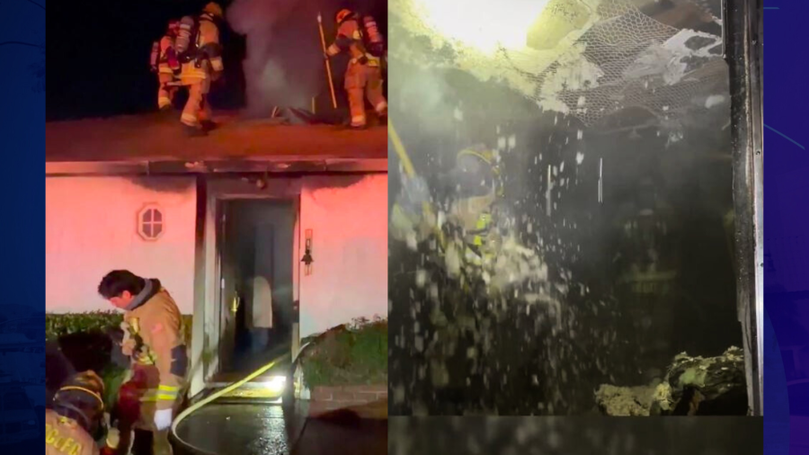 Elderly man dies after fire burns San Bernardino home