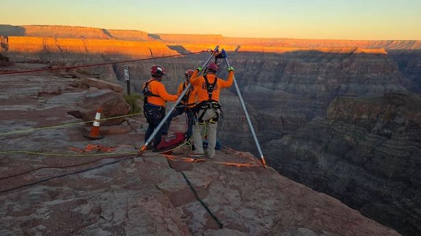 Man, 65, plunges 134ft to death after slipping off edge of Grand Canyon