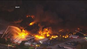 Fiery crash involving UPS plane reported near Louisville airport