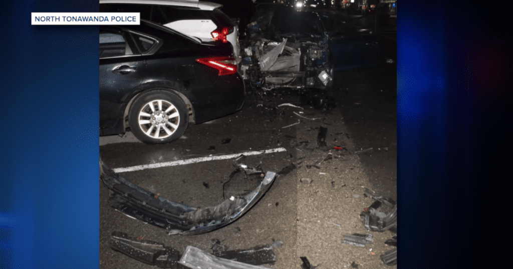 Two teens accused of crashing stolen car into six other parked vehicles in North Tonawanda