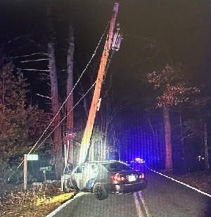 Driver arrested on DUI charge after hitting utility pole in Pelham