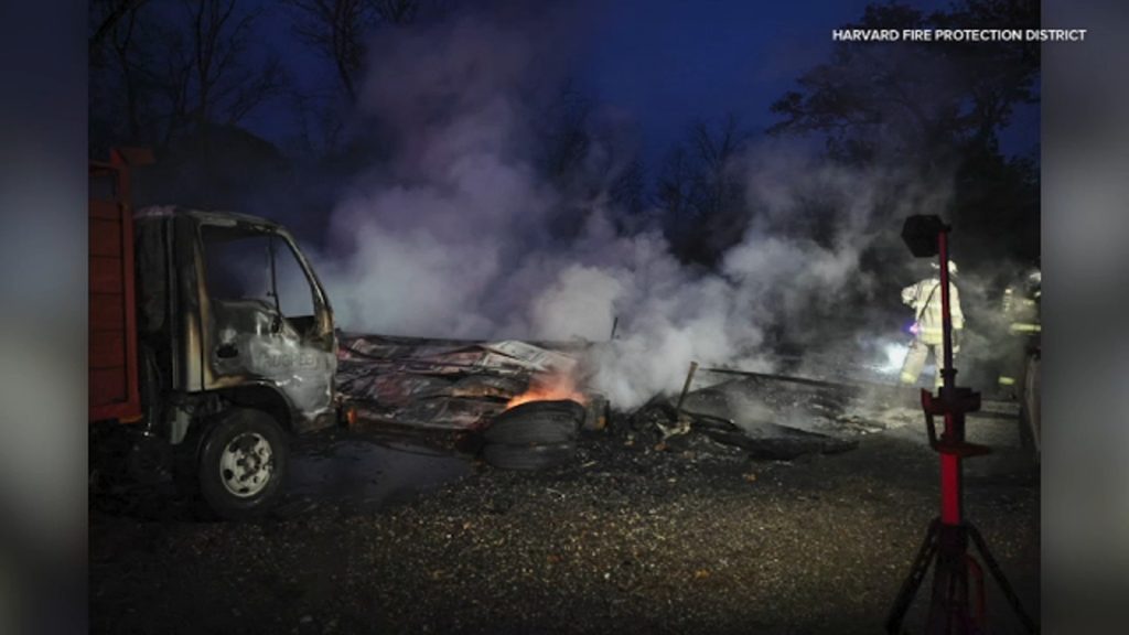 Dozens of chickens killed in McHenry County barn fire, officials say