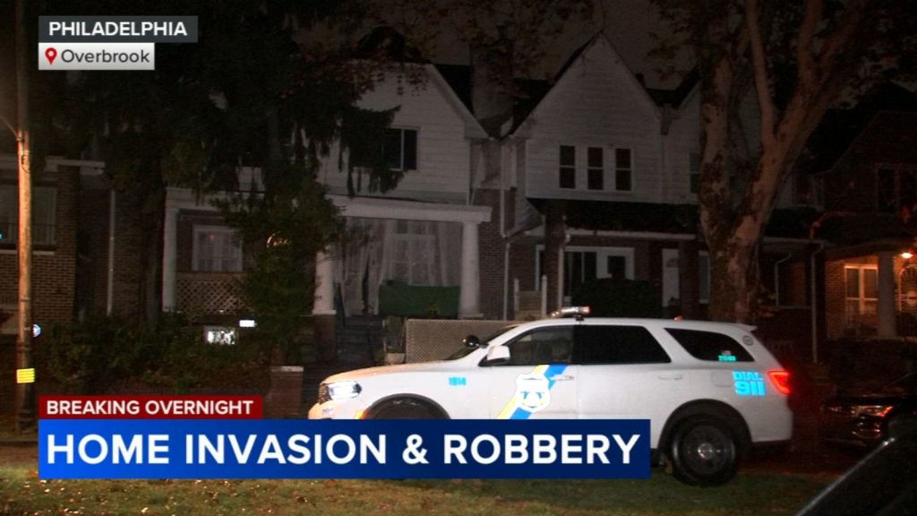 Man armed with knife breaks into home in Overbook section of Philadelphia