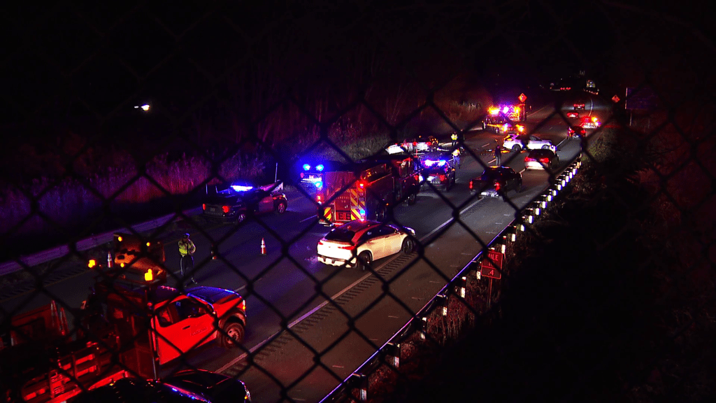 One dead in wrong-way crash on Mass. highway, police say