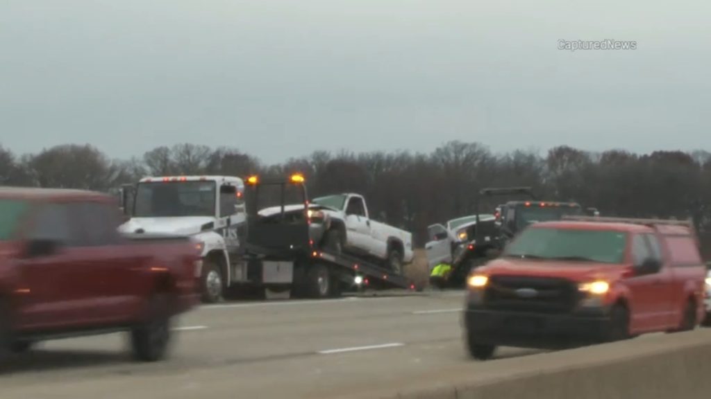 Pedestrian, driver seriously injured in I-65 crash in Hobart, Indiana State Police say