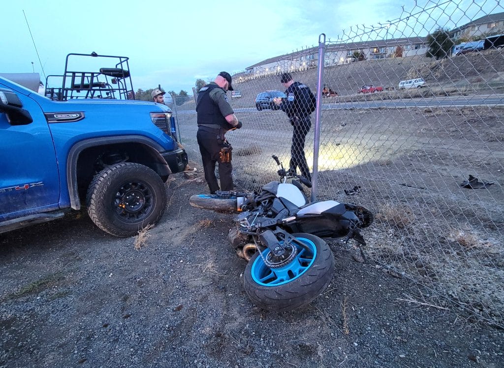 Lewiston man injured in motorcycle crash early Saturday morning