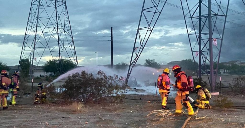 One person dead after car fire Tuesday evening in Buckeye