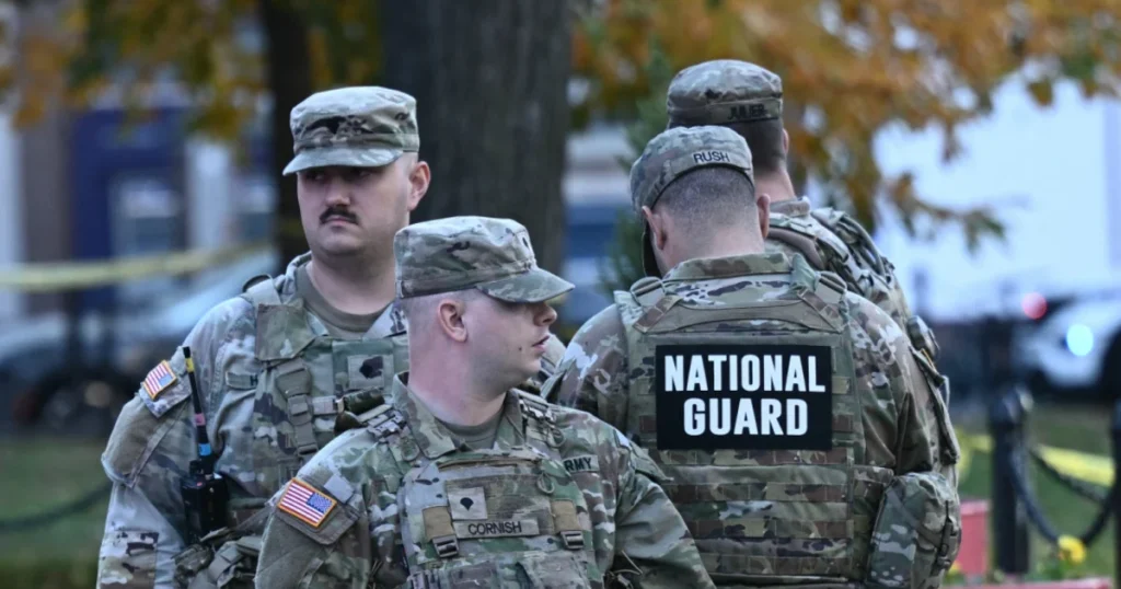 Officials describe shooting of 2 National Guard members