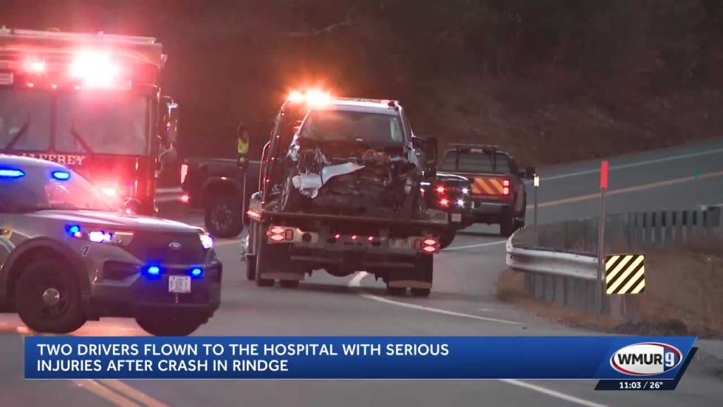 Two drivers flown to the hospital with life-threatening injuries after crash in Rindge