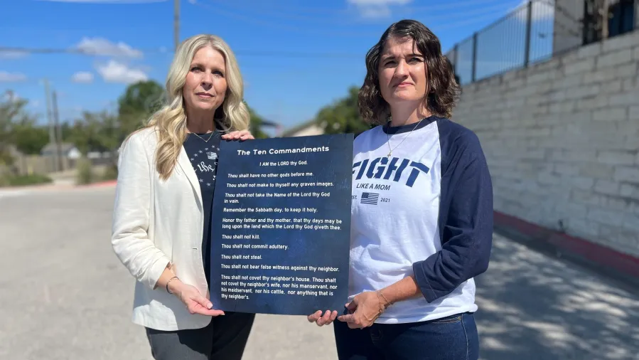 Texas sues Round Rock ISD, Leander ISD for ‘refusing’ to hang Ten Commandments posters