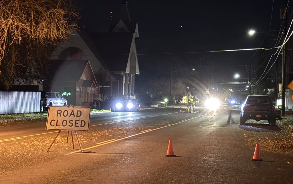 Pedestrian struck by vehicle on Normal Hill on Monday evening