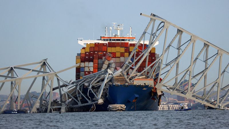 A misplaced wire label caused a power outage on a massive container ship, sending it crashing into a bridge, the NTSB finds | CNN