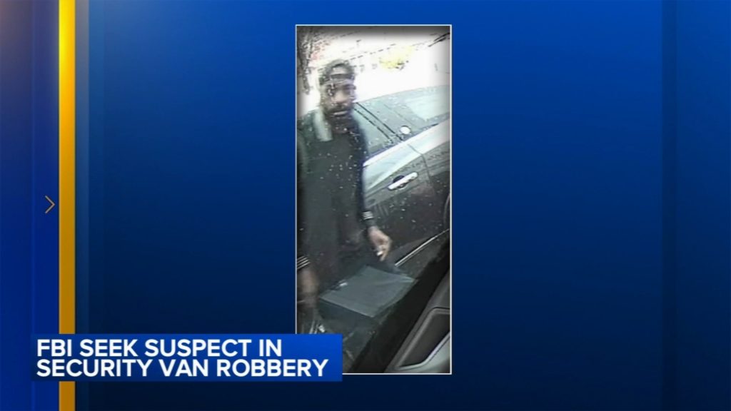 FBI releases images of suspect in violent security van robbery in Philadelphia