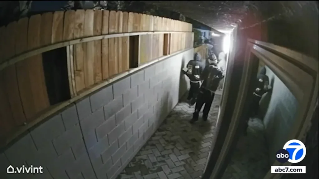 Burglars caught on video after ransacking home in Valley Village
