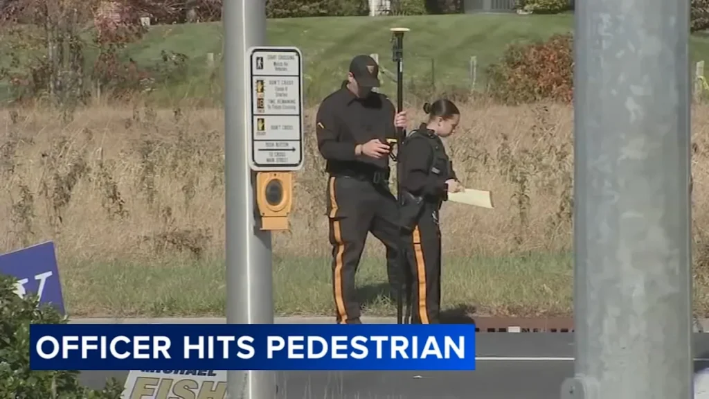 Woman critically hurt after being struck by Maple Shade police vehicle in Marlton