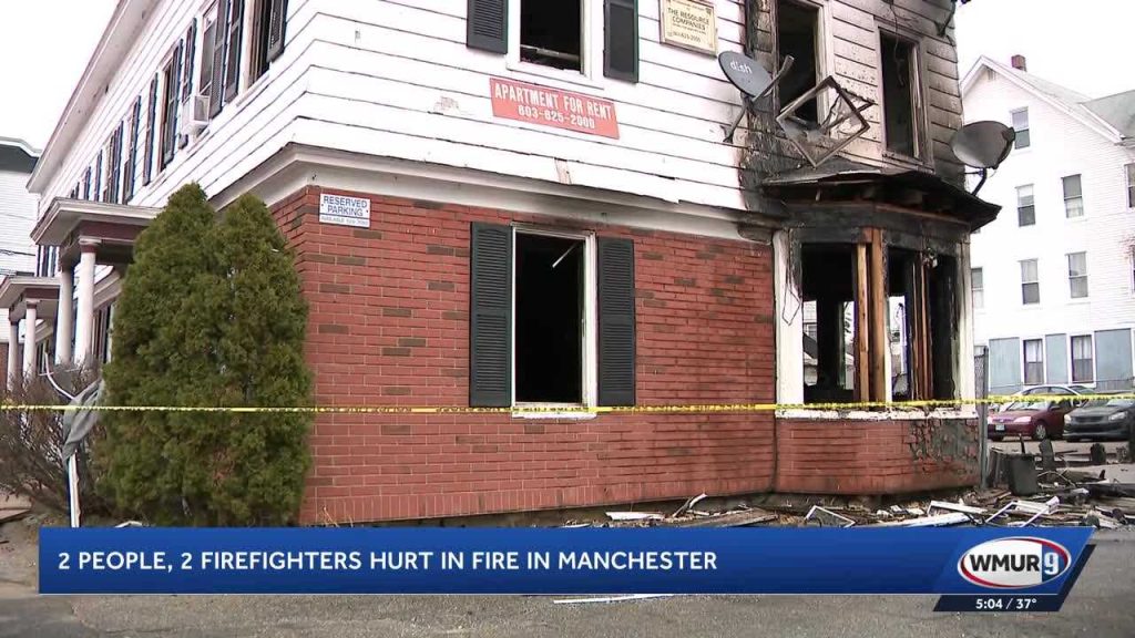 Four injured after fire at Maple Street home in Manchester, authorities say