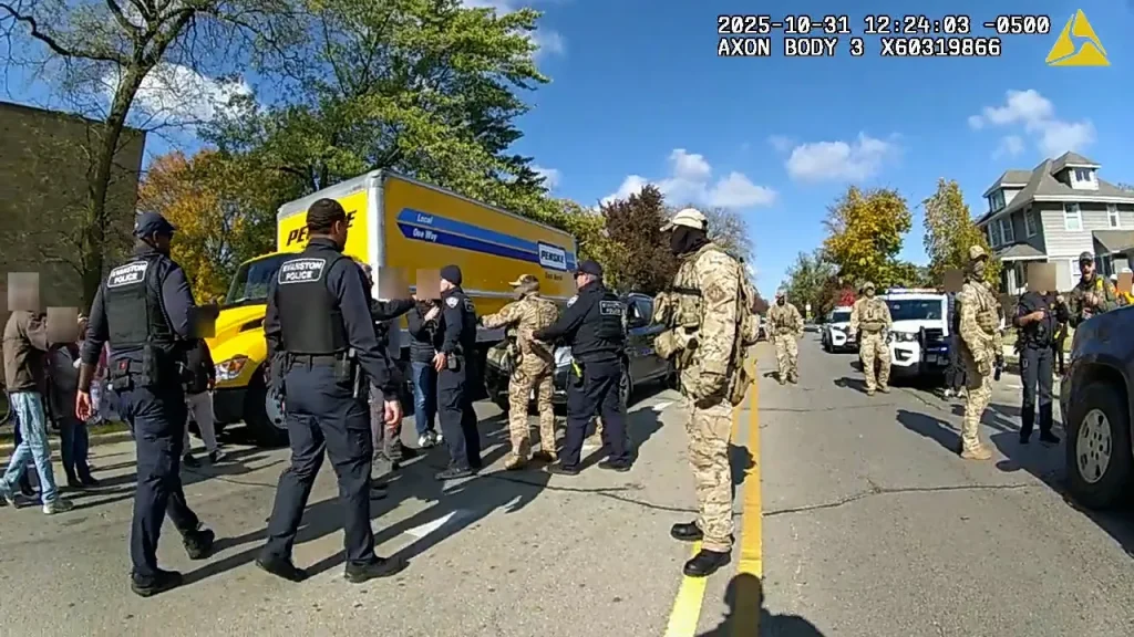 Evanston police bodycams show chaos after Halloween clash between Border Patrol agents and community