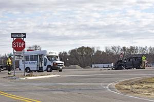 Remsen St. Mary’s girls basketball bus crashes on Highway 75