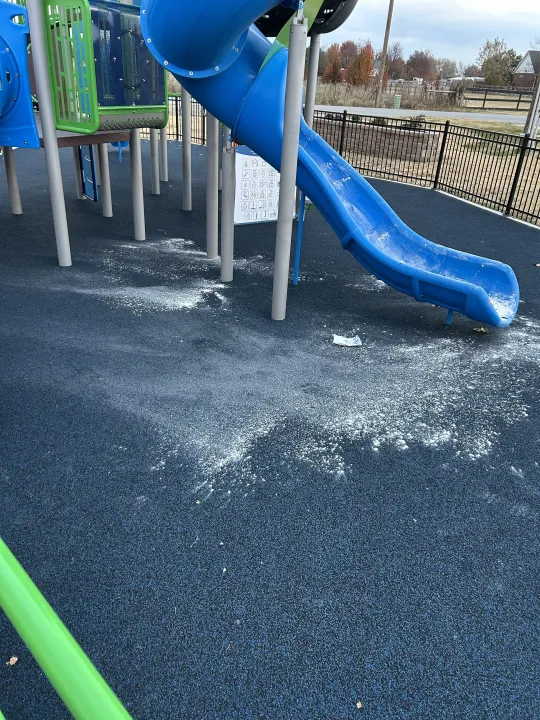 Centerton park vandalized using stolen canned good items