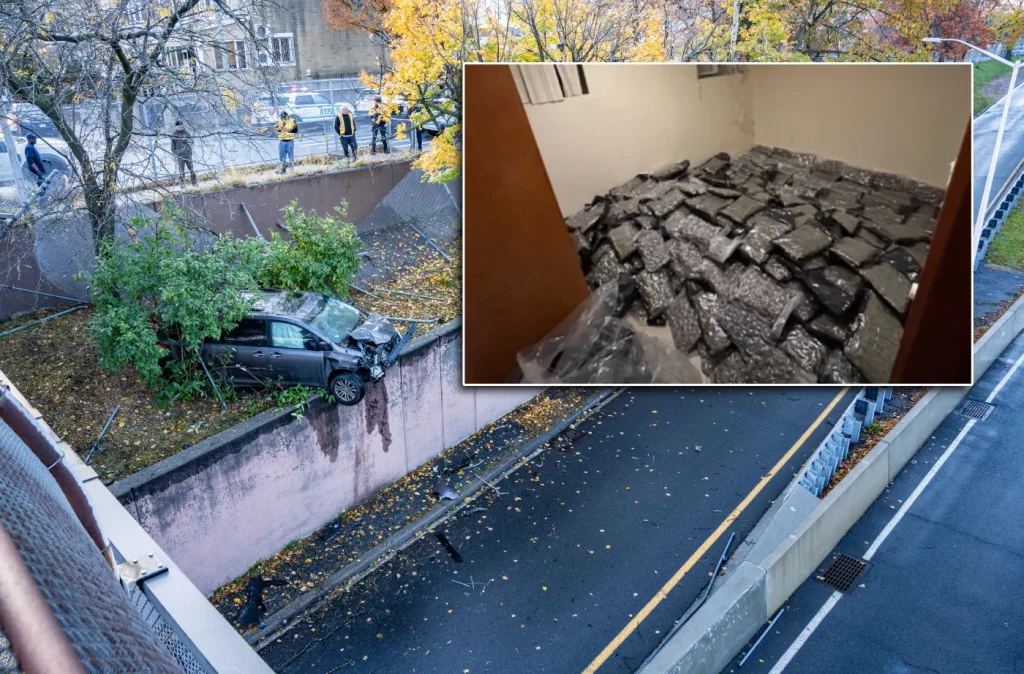 Wild weed carjack in Brooklyn goes off rails, leads cops to 600 pounds of pot