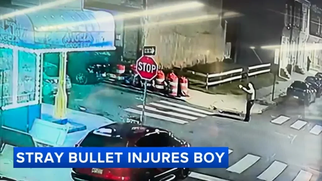 Video shows chaotic moments before 12-year-old boy hit by stray bullet inside store