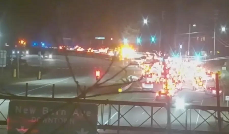 Woman taken to hospital after Raleigh hit-and-run following 3-car New Bern Avenue crash, police say