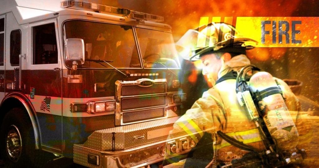 Firefighters dealing with leak of molten glass at Fuyao plant