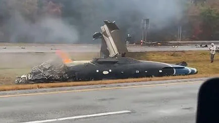 Pilot was trying to return to airport when plane crashed on Massachusetts highway, NTSB says