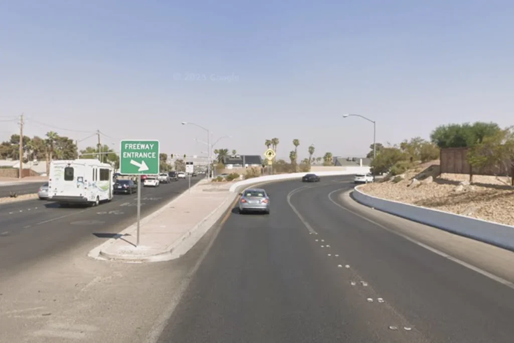Suspected Impaired Driver Leads Police on High-Speed Chase Through East Las Vegas Ending in Freeway Crash