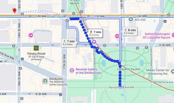 Washington DC shooting mapped: Two National Guard members shot near White House
