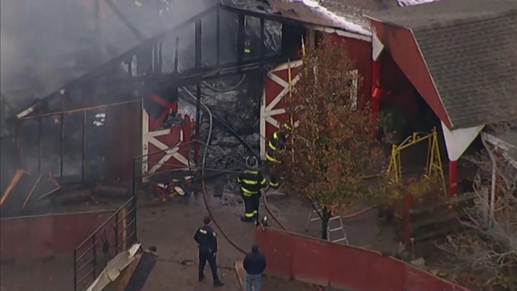 Horse dies after barn fire in Attleboro, Massachusetts