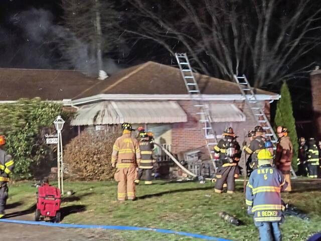Firefighters battle blaze at New Kensington home