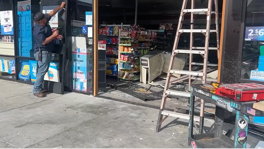 Would-be ATM thieves drive SUV into East Bay 7-Eleven