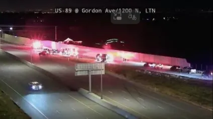 Traffic Alert: US-89 SB closed near 1200 North in Layton due to crash