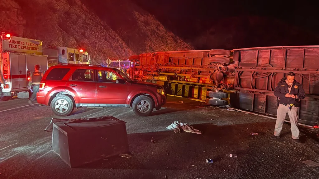 Harrowing images show tragic ‘mass casualty’ event after bus full of children and teens overturns on mountainous US road