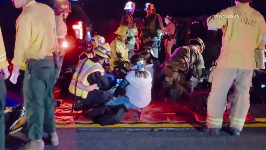 Bus crash in San Bernardino County Mountains prompts mass casualty alert