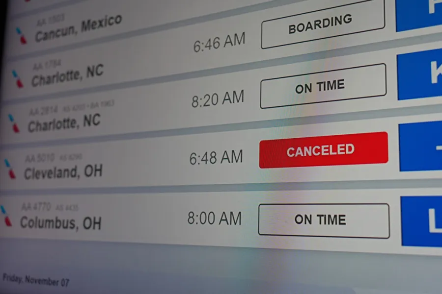 Some flights diverted as RDU has nearly 20 canceled and 35+ delays; US flight cuts top 1,000 Saturday