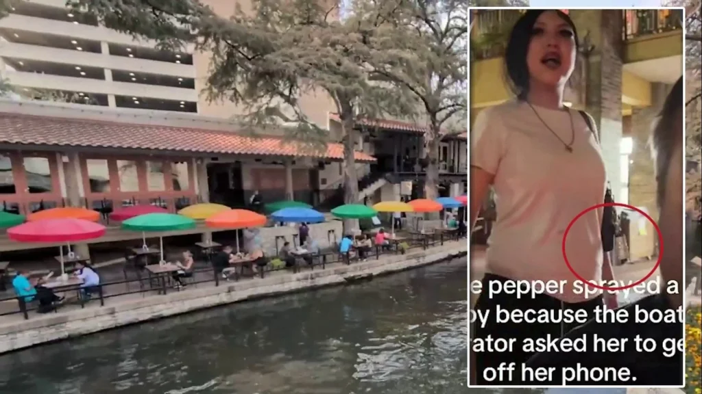 Viral TikTok shows woman pepper-spraying River Walk barge riders