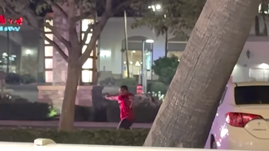 Harrowing video shows shootout between police, suspect in front of Southern California In-N-Out